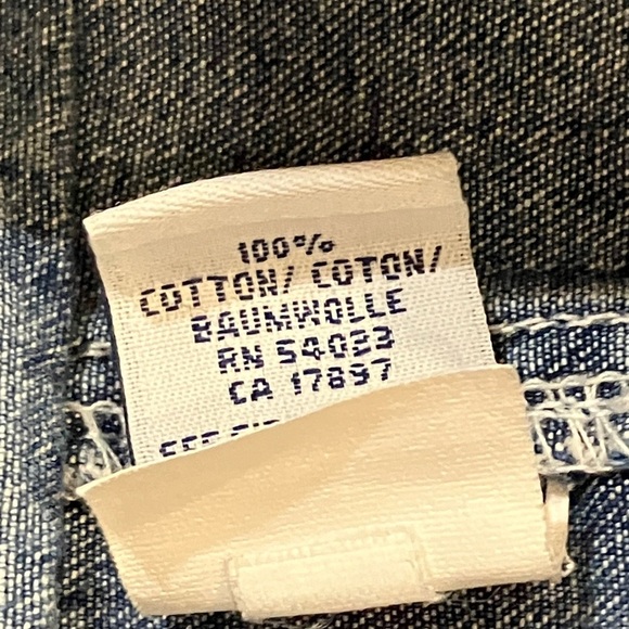 GAP toddler 18-24 months Denim Blue Kids jeans short Romper - Picture 3 of 16